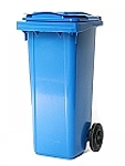 Plastová popelnice modrá 120 litrů