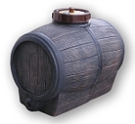 Plastový sud na víno - imitace dřevěného sudu 30 litrů