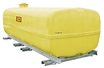Sklolaminátová obdélníková cisterna, 13500 l skladovací nádrž