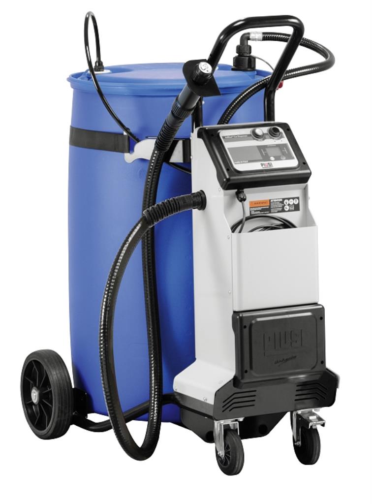 Bluefill PRO - vozík pro sud 220 litrů a výdej AdBlue - Kliknutím na obrázek zavřete