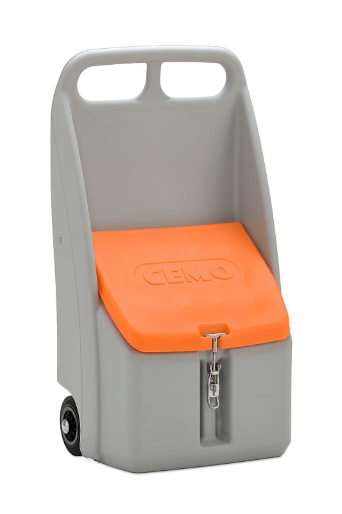 Vozík Go-Box pro zimní posyp nebo sorbenty 70 litrů - Kliknutím na obrázek zavřete