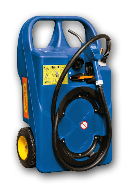 Vozík na AdBlue 100 litrů, CENTRI SP 30 12V, automatická pistole - Kliknutím na obrázek zavřete