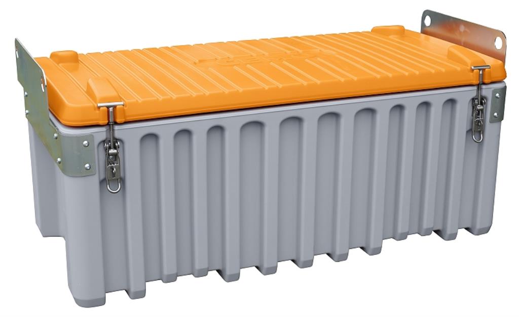 CEMbox 250 l, pro jeřáb, šedo-oranžový - Kliknutím na obrázek zavřete