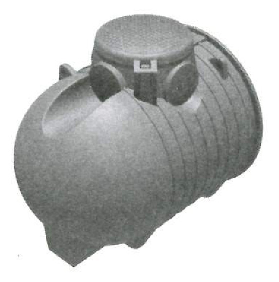 Koncový modul podzemní nádrže na vodu MINI 3000 l - Kliknutím na obrázek zavřete