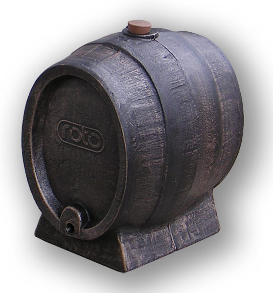 Plastový sud na víno imitace dřevěného sudu 10 litrů - Kliknutím na obrázek zavřete