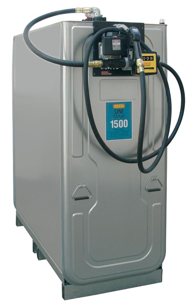 Dvouplášťová nádrž na naftu UNI 1500 s výdejním zařízením 230V - Kliknutím na obrázek zavřete
