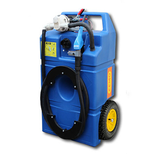 Vozík na AdBlue 60 litrů, CENTRI SP 30 AKU, automatická pistole