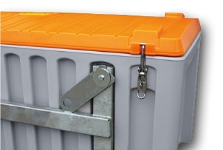 Box na nářadí CEMbox 250 litrů pro jeřáb, 2x zámek